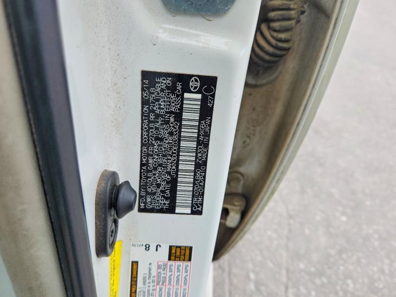 Продажа на аукционе авто 2014 Toyota Prius, vin: JTDKN3DU0E0383342, номер лота: 54319396