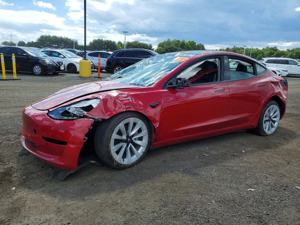 Aukcja sprzedaży 2022 Tesla Model 3, vin: 5YJ3E1EA2NF187773, numer aukcji: 55196106