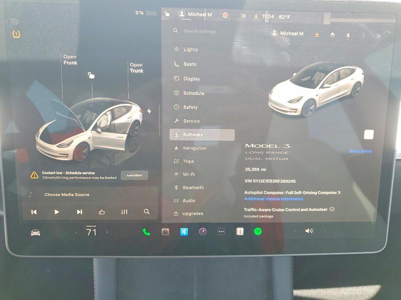 Продаж на аукціоні авто 2022 Tesla Model 3, vin: 5YJ3E1EB3NF269245, номер лоту: 53274956