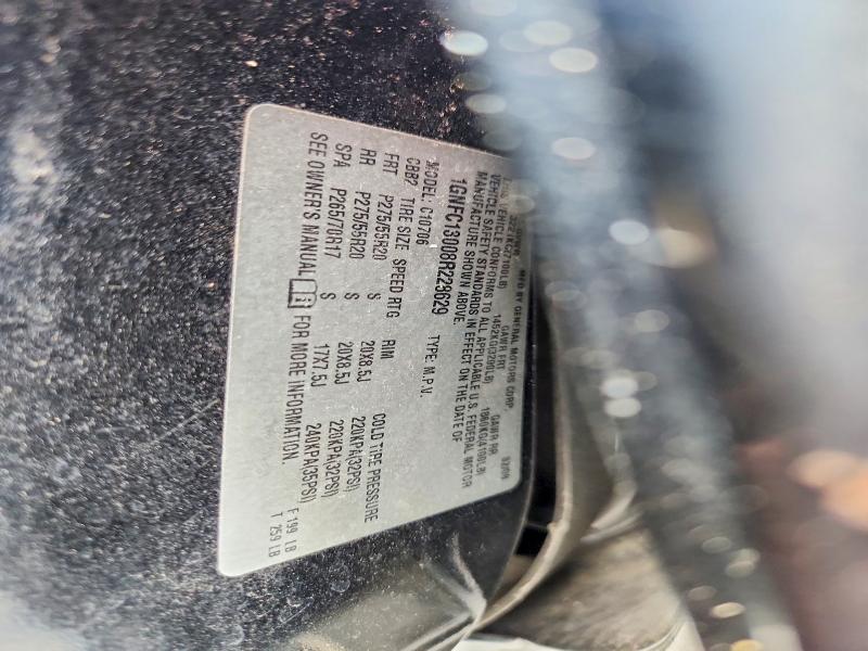 54160596 :رقم المزاد ، 1GNFC13008R228629 vin ، 2008 Chevrolet Tahoe مزاد بيع