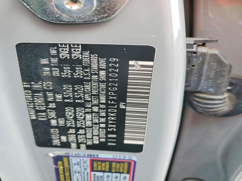 Aukcja sprzedaży 2023 Kia Sorento, vin: 5XYRKDLFXPG210229, numer aukcji: 52260036