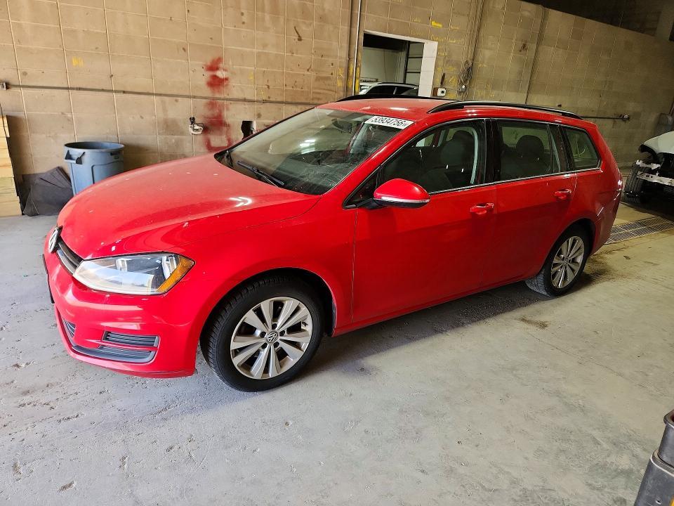 53934756 :رقم المزاد ، 3VW017AUXHM515536 vin ، 2017 Volkswagen Golf Sportwagen مزاد بيع