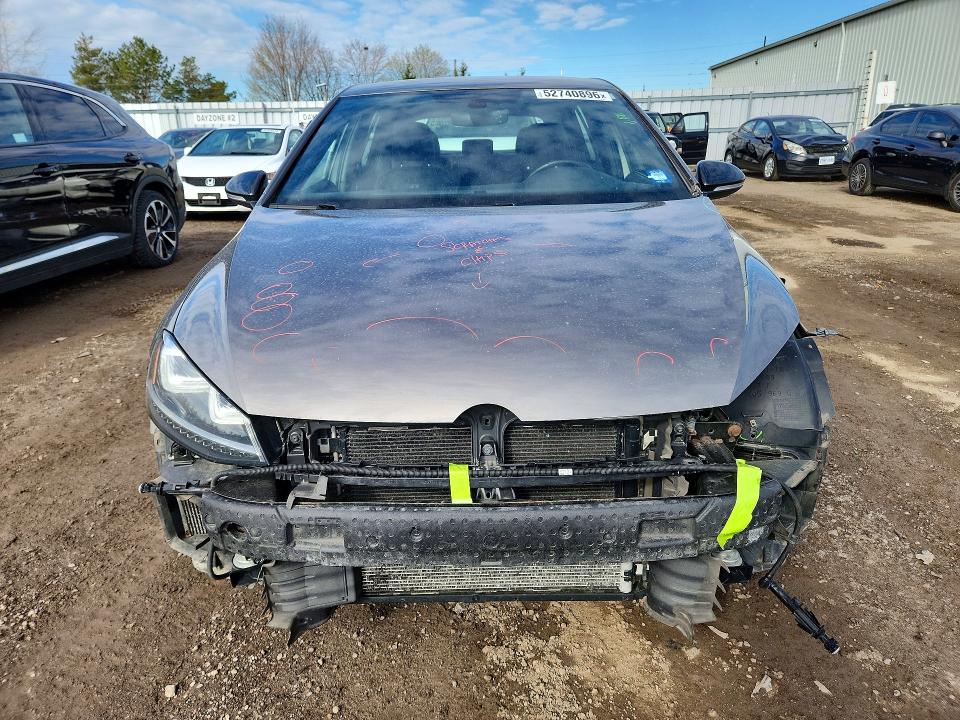 2017 Volkswagen Golf R მანქანა იყიდება აუქციონზე, vin: WVWWF7AU7HW191525, აუქციონის ნომერი: 52740896