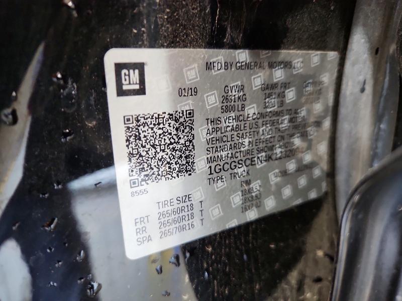2019 Chevrolet Colorado მანქანა იყიდება აუქციონზე, vin: 1GCGSCEN4K1232094, აუქციონის ნომერი: 52177946