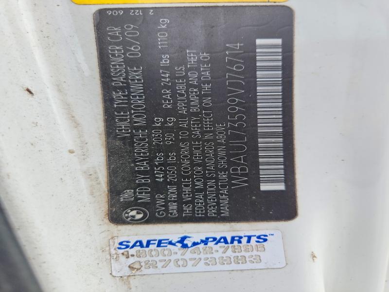 Продажа на аукционе авто 2009 Bmw 128, vin: WBAUL73599VJ76714, номер лота: 53896516