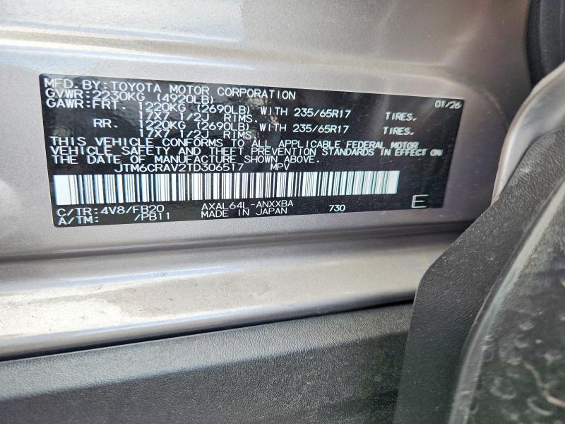 Продажа на аукционе авто 2026 Toyota Rav4, vin: JTM6CRAV2TD306517, номер лота: 55191926