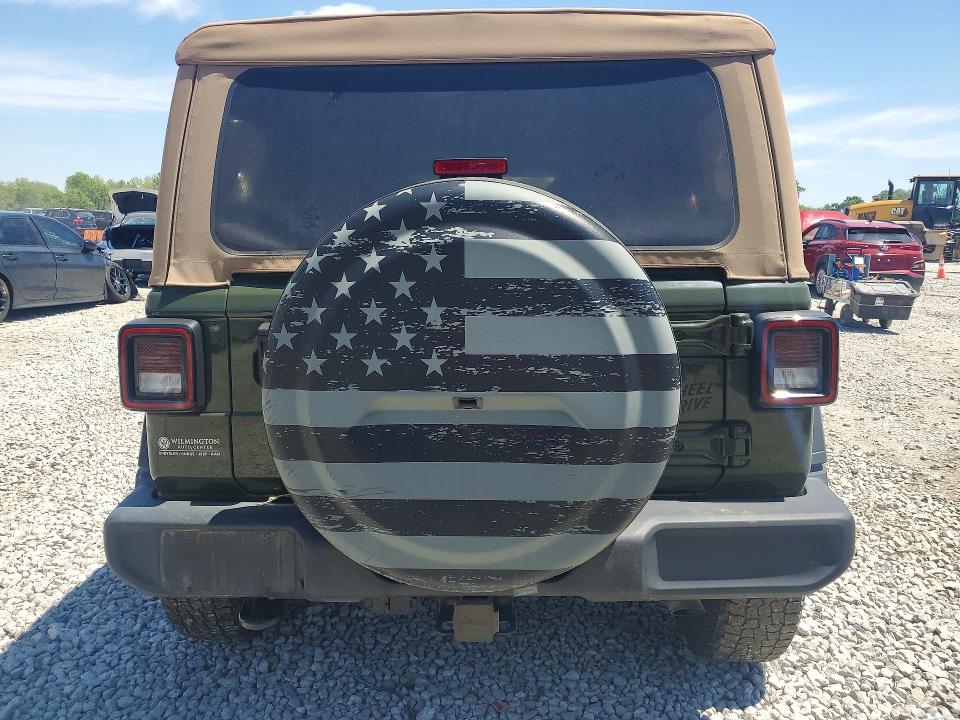 53158416 :رقم المزاد ، 1C4HJXDG4MW530510 vin ، 2021 Jeep Wrangler Unlimited مزاد بيع