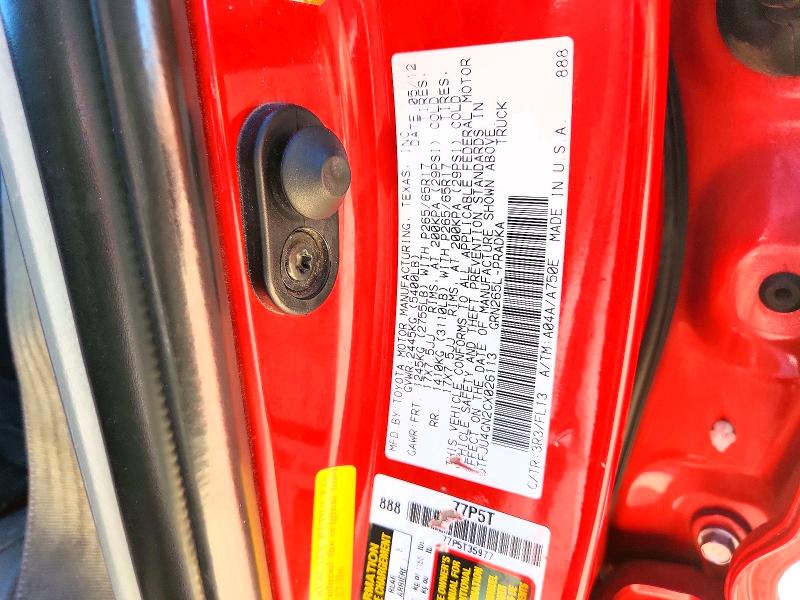 53342706 :رقم المزاد ، 5TFJU4GN2CX026113 vin ، 2012 Toyota Tacoma مزاد بيع