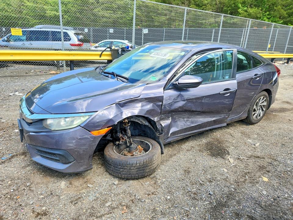 Продаж на аукціоні авто 2016 Honda Civic, vin: 19XFC2F72GE224552, номер лоту: 53662026