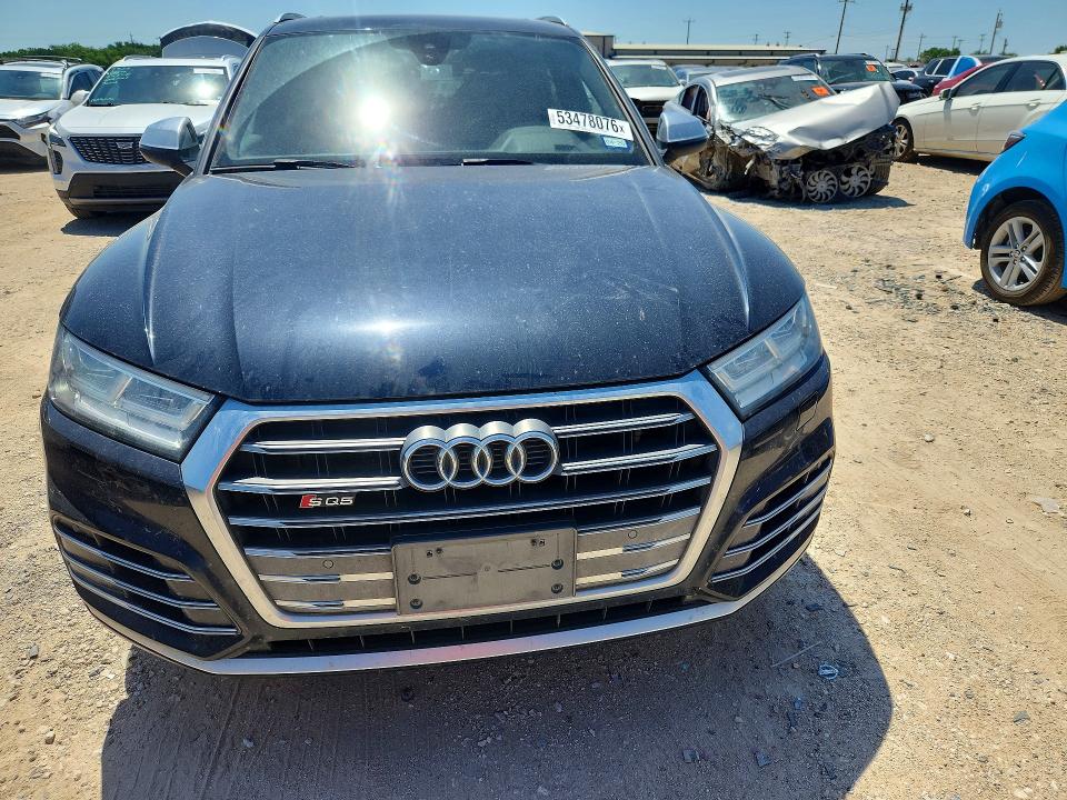Продажа на аукционе авто 2018 Audi Sq5, vin: WA1A4AFY1J2025159, номер лота: 53478076