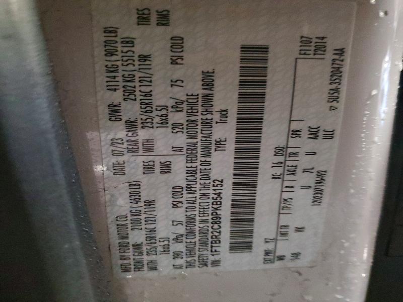 Продажа на аукционе авто 2023 Ford Transit, vin: 1FTBR2C89PKB54152, номер лота: 53988426