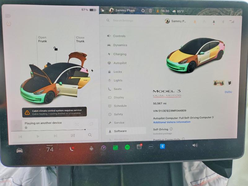 Продажа на аукционе авто 2021 Tesla Model 3, vin: 5YJ3E1EC6MF044809, номер лота: 52576486