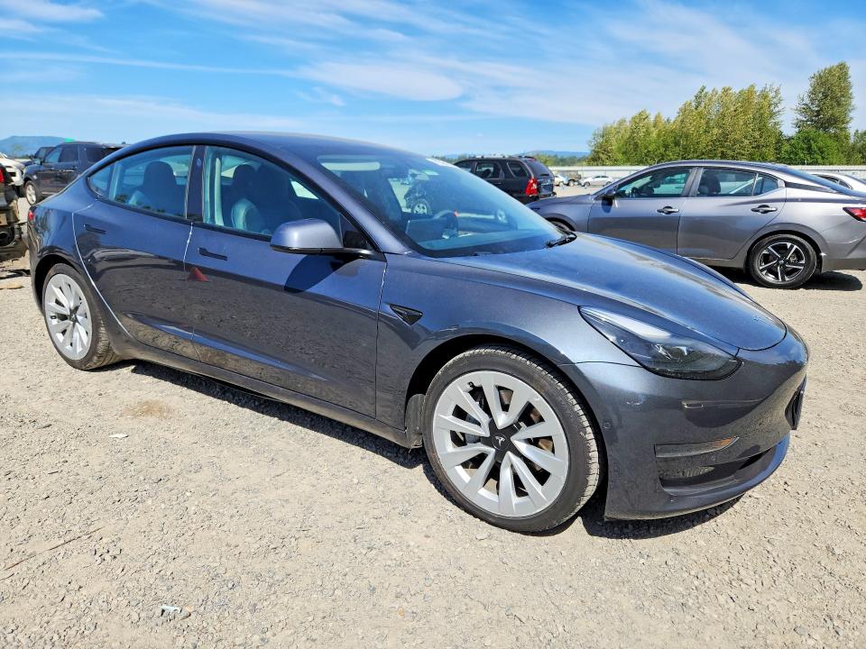 Продаж на аукціоні авто 2022 Tesla Model 3, vin: 5YJ3E1EA1NF304274, номер лоту: 53471626
