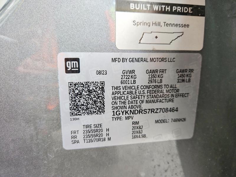 Продажа на аукционе авто 2024 Cadillac Xt5, vin: 1GYKNDRS7RZ708464, номер лота: 54836026