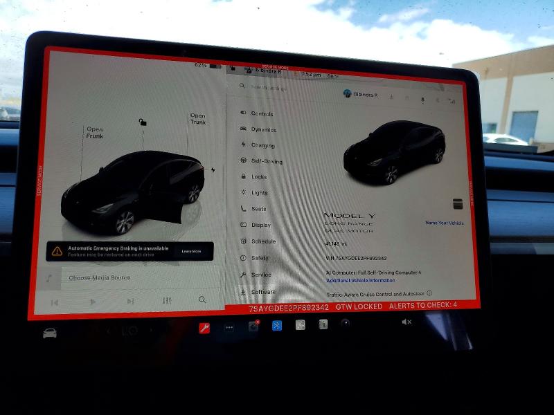 2023 Tesla Model Y მანქანა იყიდება აუქციონზე, vin: 7SAYGDEE2PF892342, აუქციონის ნომერი: 55050436