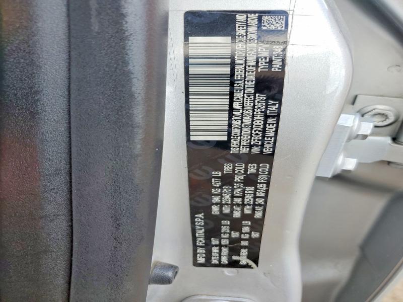 52461016 :رقم المزاد ، ZFBCFXDB0HP626797 vin ، 2017 Fiat 500x مزاد بيع