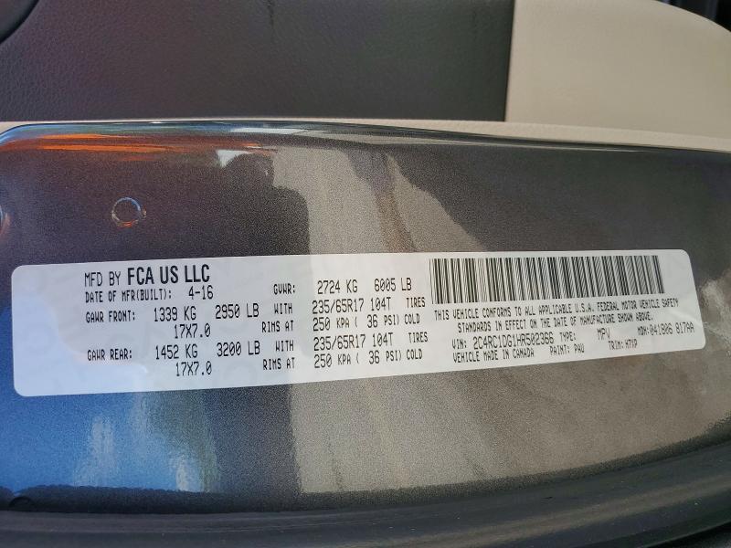 Aukcja sprzedaży 2017 Chrysler Pacifica, vin: 2C4RC1DG1HR502366, numer aukcji: 52089006