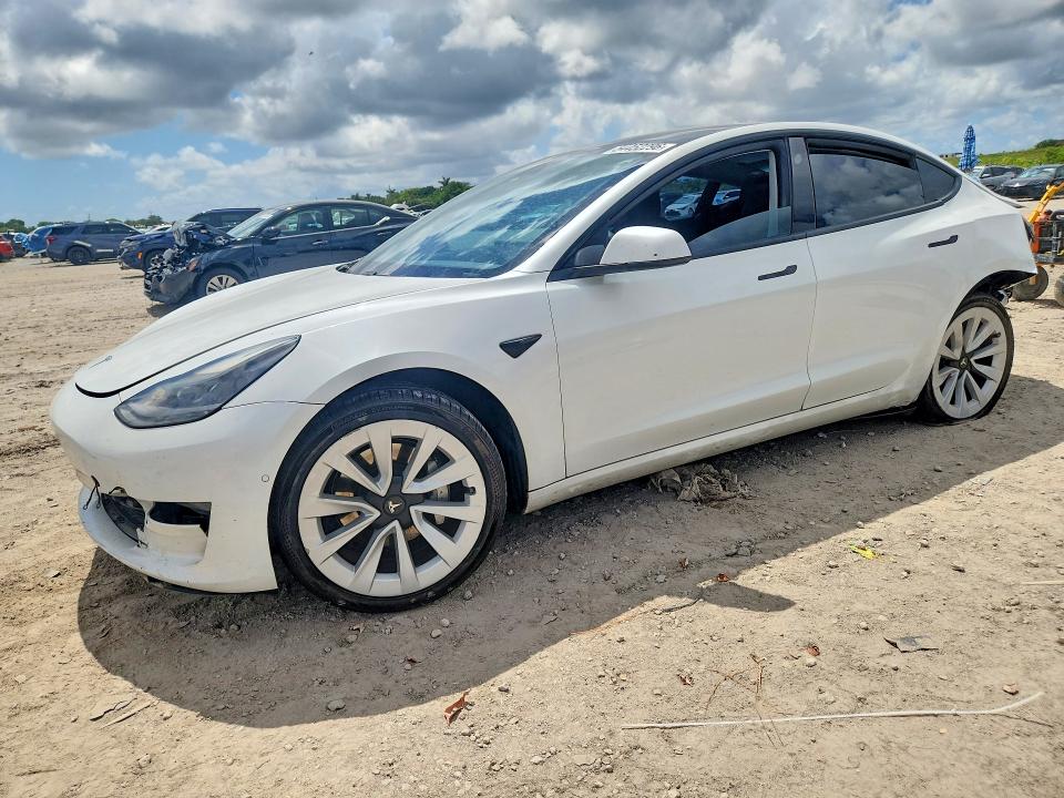 Продаж на аукціоні авто 2021 Tesla Model 3, vin: 5YJ3E1EAXMF062227, номер лоту: 54452296