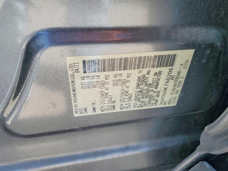 Продаж на аукціоні авто 2021 Nissan Rogue, vin: 5N1AT3CA2MC760206, номер лоту: 53287566
