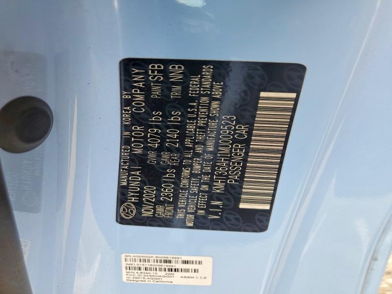 52600096 :رقم المزاد ، KMHT36AH1MU009523 vin ، 2021 Hyundai Veloster N مزاد بيع