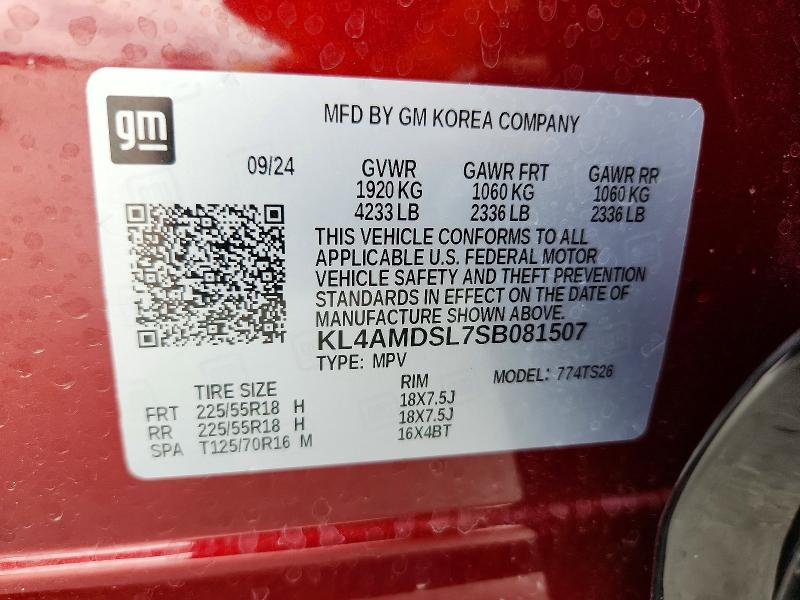 Продаж на аукціоні авто 2025 Buick Encore Gx, vin: KL4AMDSL7SB081507, номер лоту: 55103746