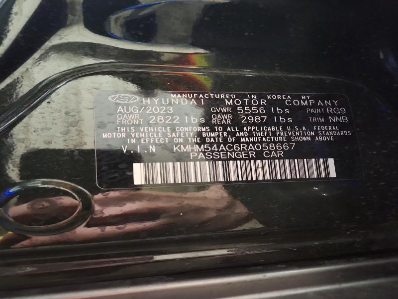 Aukcja sprzedaży 2024 Hyundai Ioniq 6, vin: KMHM54AC6RA058667, numer aukcji: 53127496