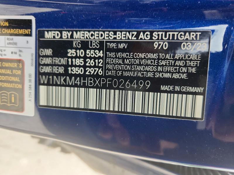52756566 :رقم المزاد ، W1NKM4HBXPF026499 vin ، 2023 Mercedes-benz Glc مزاد بيع
