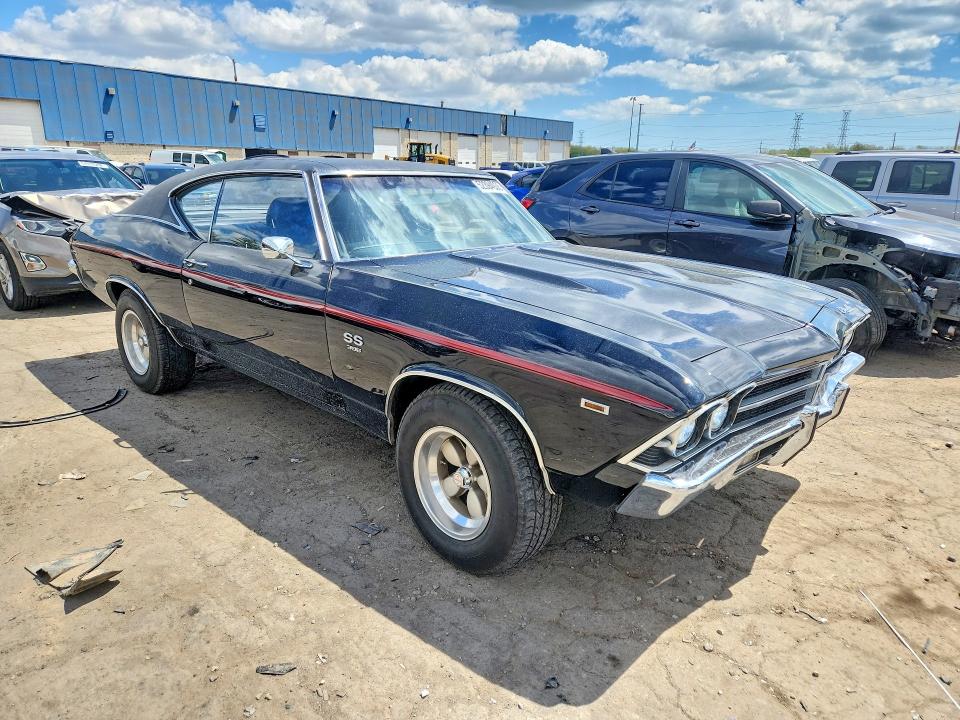 52394936 :رقم المزاد ، 136379K353923 vin ، 1969 Chev Chevelle Malibu Ss 396 مزاد بيع
