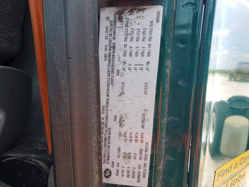 Продажа на аукционе авто 2017 Mack 600, vin: 1M1AW01X2HM009706, номер лота: 52594786