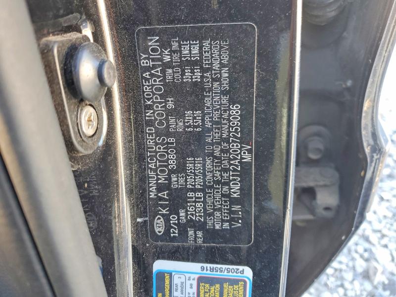Aukcja sprzedaży 2011 Kia Soul, vin: KNDJT2A20B7259086, numer aukcji: 52399876