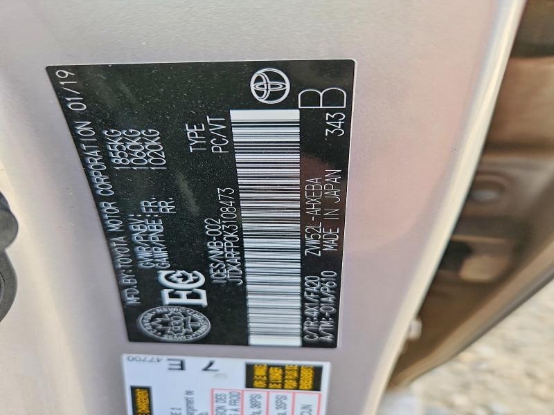 Auction sale of the 2019 Toyota Prius Prime, vin: JTDKARFP0K3108473, lot number: 54996416