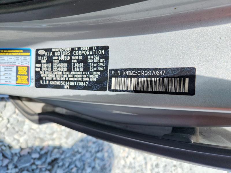 Продажа на аукционе авто 2016 Kia Sedona, vin: KNDMC5C14G6170847, номер лота: 51999406