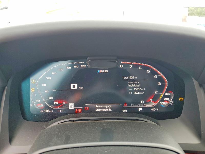 53098806 :رقم المزاد ، WBSGV0C05SCW14242 vin ، 2025 Bmw M8 مزاد بيع