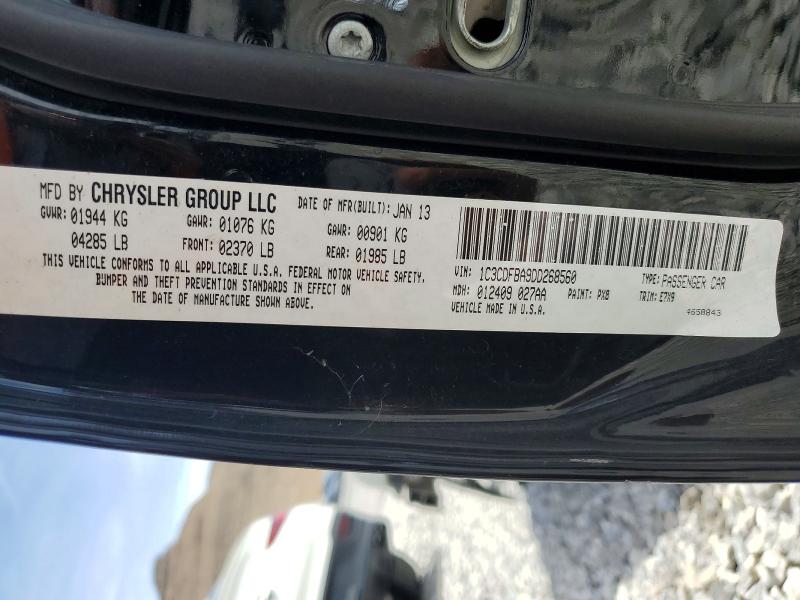 54893616 :رقم المزاد ، 1C3CDFBA9DD268560 vin ، 2013 Dodge Dart مزاد بيع