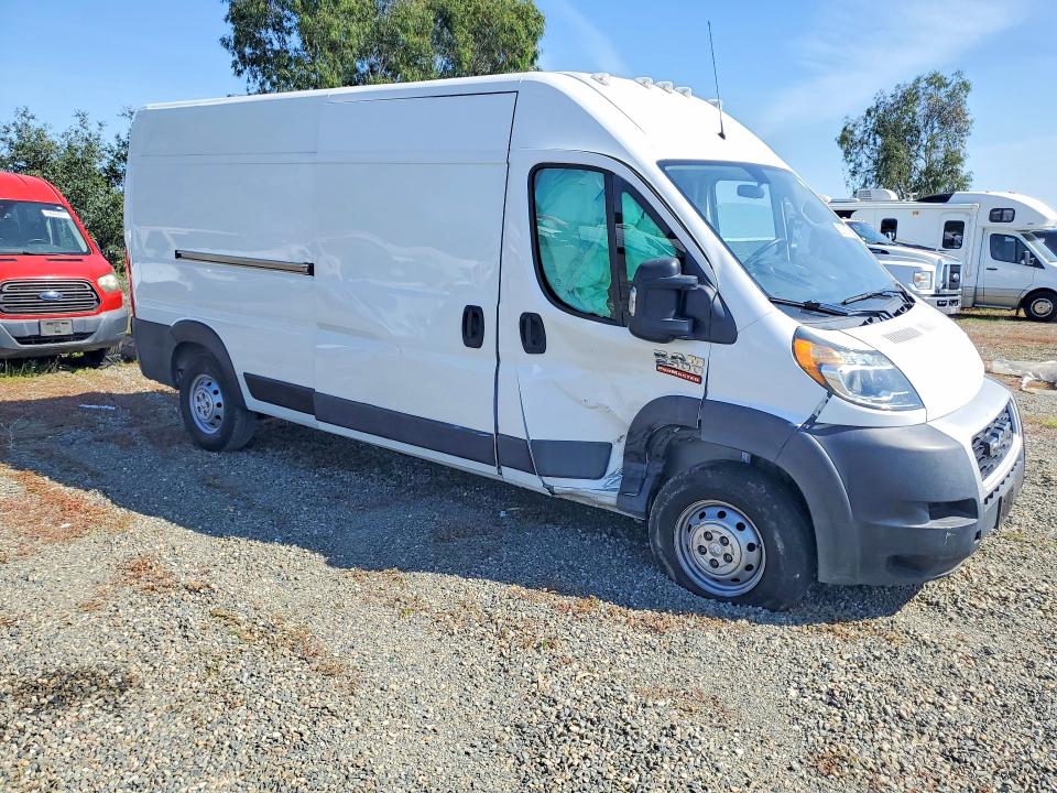 52766776 :رقم المزاد ، 3C6TRVDG3LE133619 vin ، 2020 Ram Promaster 2500 مزاد بيع