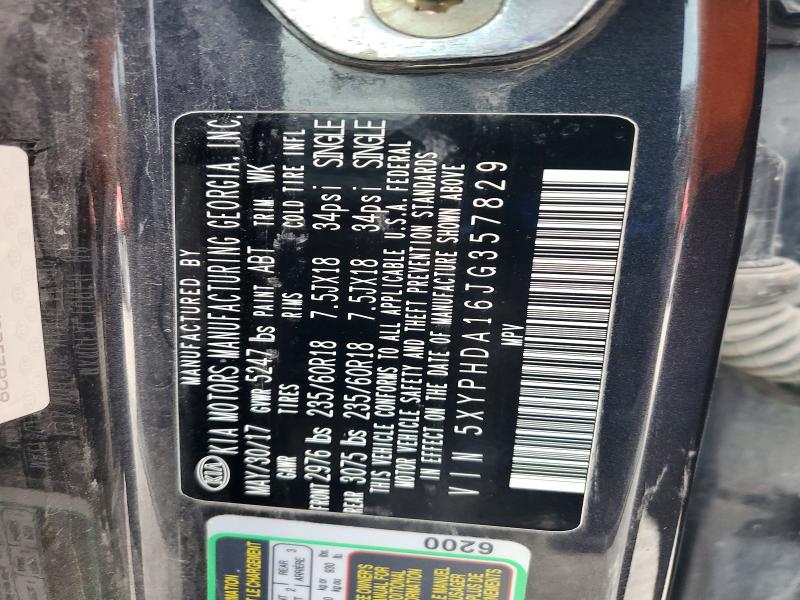 Продаж на аукціоні авто 2018 Kia Sorento, vin: 5XYPHDA16JG357829, номер лоту: 53098586