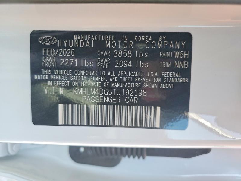 Aukcja sprzedaży 2026 Hyundai Elantra, vin: KMHLM4DG5TU192198, numer aukcji: 53297296