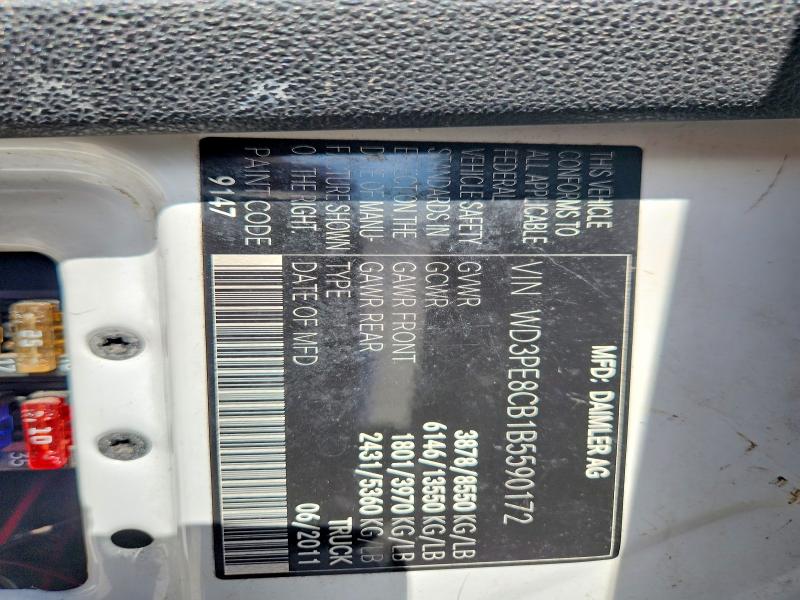 Продаж на аукціоні авто 2011 Mercedes Benz Sprinter, vin: WD3PE8CB1B5590172, номер лоту: 53351816