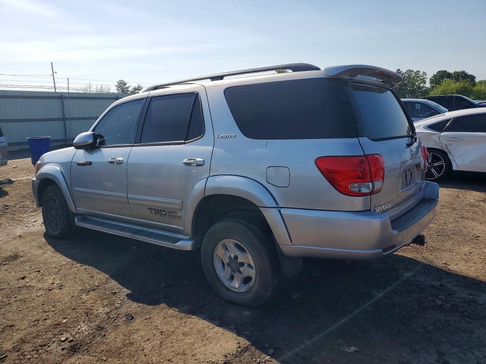 2001 Toyota Sequoia მანქანა იყიდება აუქციონზე, vin: 5TDBT48AX1S001692, აუქციონის ნომერი: 53763946