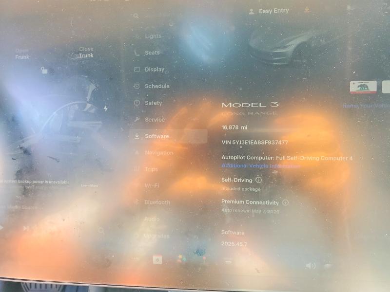 Aukcja sprzedaży 2025 Tesla Model 3, vin: 5YJ3E1EA8SF937477, numer aukcji: 52741086