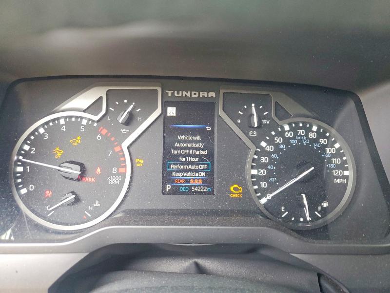 2022 Toyota Tundra მანქანა იყიდება აუქციონზე, vin: 5TFLA5AB3NX012584, აუქციონის ნომერი: 54816786