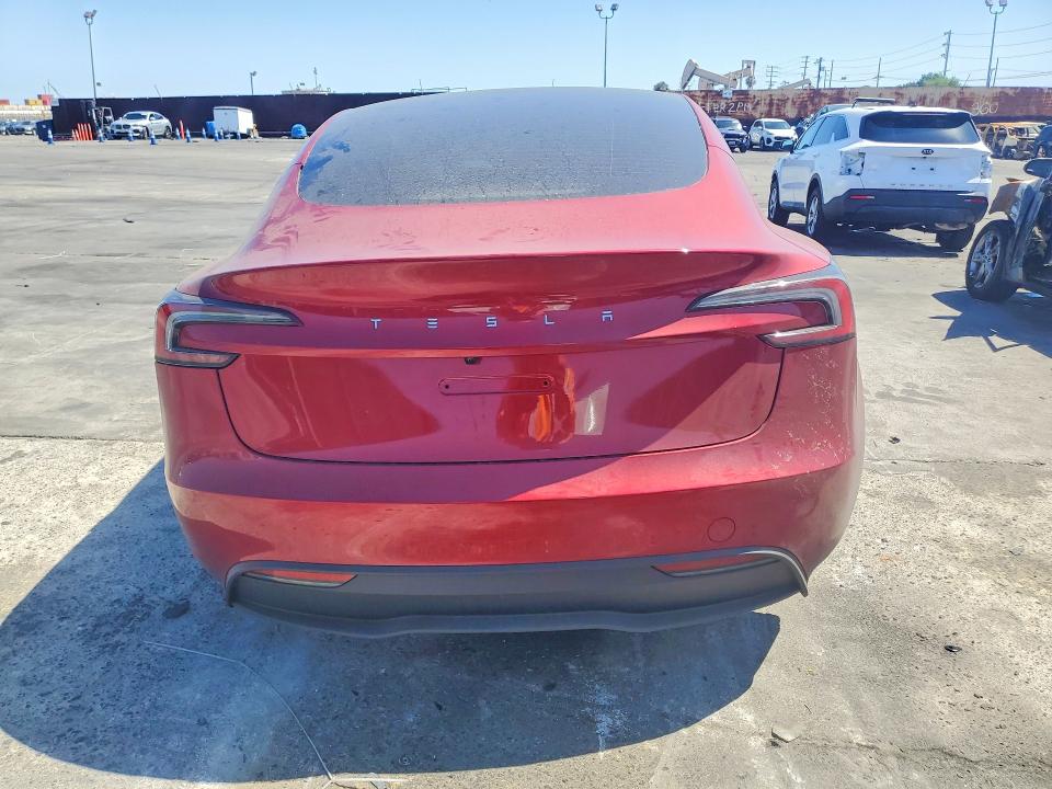 2025 Tesla Model 3 მანქანა იყიდება აუქციონზე, vin: 5YJ3E1EA5SF056607, აუქციონის ნომერი: 51911406