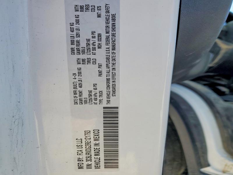 Aukcja sprzedaży 2024 Ram Promaster 2500, vin: 3C6LRVDG2RE121793, numer aukcji: 52242336