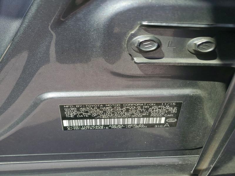 Продаж на аукціоні авто 2016 Lexus Is, vin: JTHBA1D24G5013532, номер лоту: 54515486