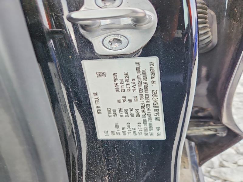 53003386 :رقم المزاد ، 5YJ3E1EB3NF312692 vin ، 2022 Tesla Model 3 مزاد بيع