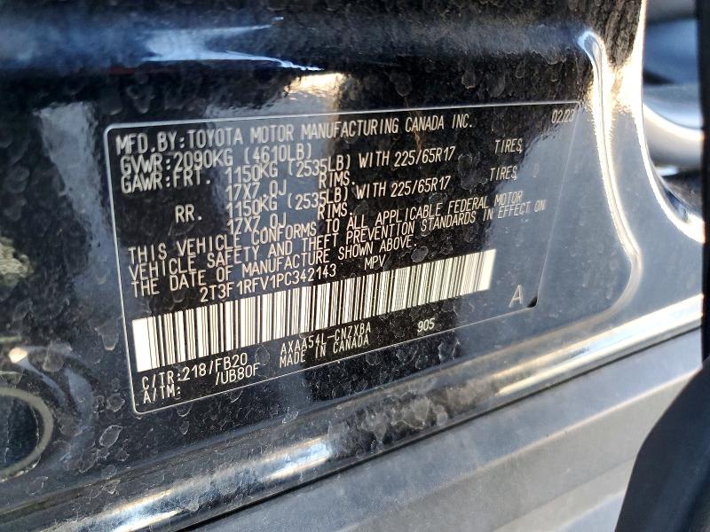 Продажа на аукционе авто 2023 Toyota Rav4, vin: 2T3F1RFV1PC342143, номер лота: 52733396