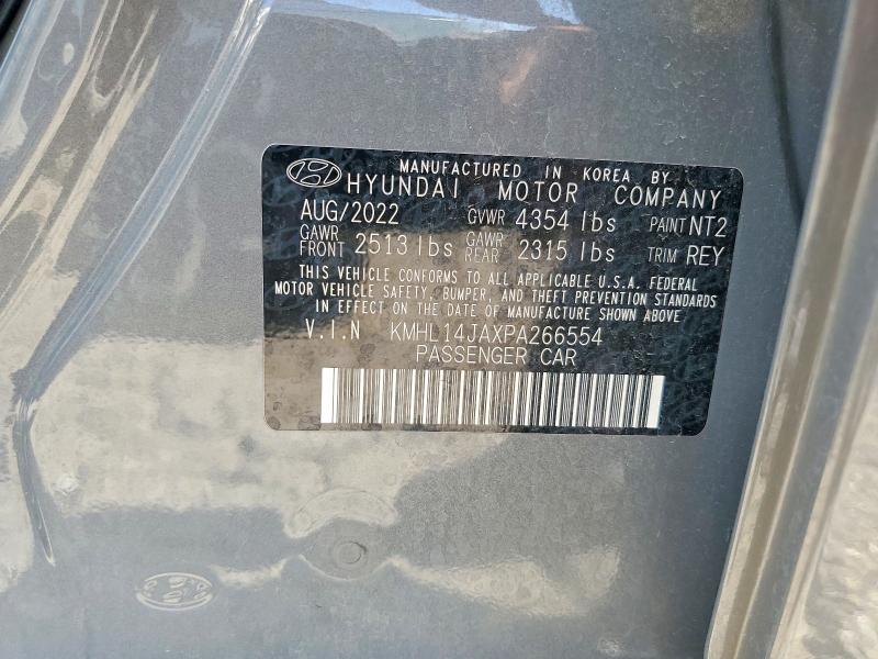Aukcja sprzedaży 2023 Hyundai Sonata, vin: KMHL14JAXPA266554, numer aukcji: 51379646