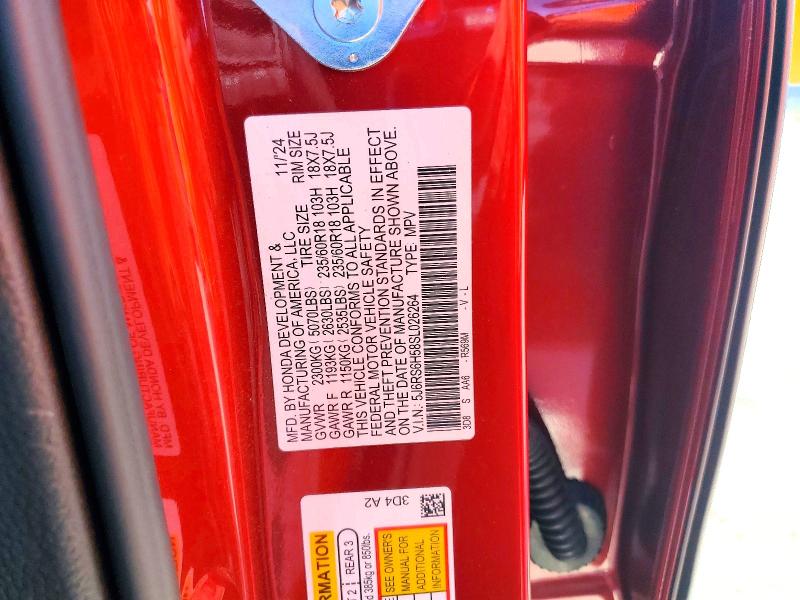 Продажа на аукционе авто 2025 Honda Cr-v, vin: 5J6RS6H58SL026264, номер лота: 55215156