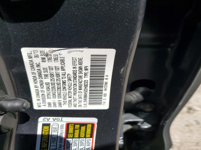 53226216 :رقم المزاد ، 2HKRM4H50DH682325 vin ، 2013 Honda Cr-v مزاد بيع