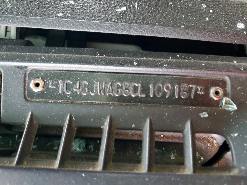 2012 Jeep Wrangler მანქანა იყიდება აუქციონზე, vin: 1C4GJWAG8CL109187, აუქციონის ნომერი: 54553156
